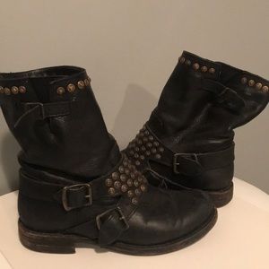 Frye boots studded Jenna
